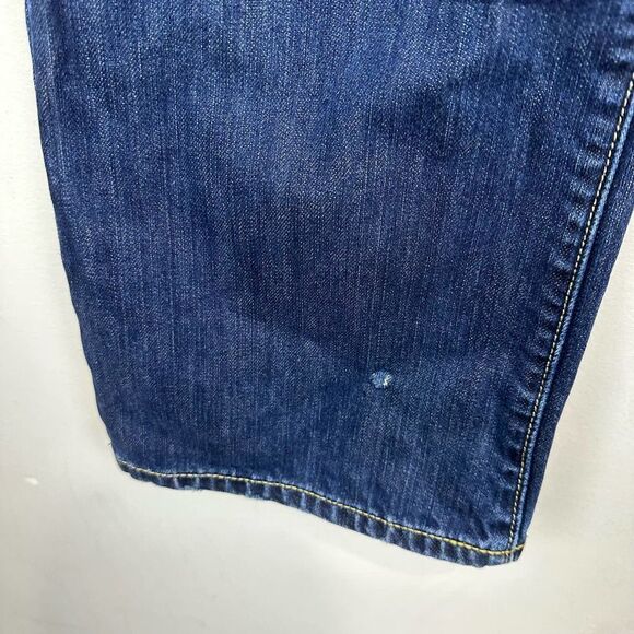 Ed Hardy Distressed Button Fly Blue Denim Jeans Men’s 38 x 32 - Picture 10 of 16